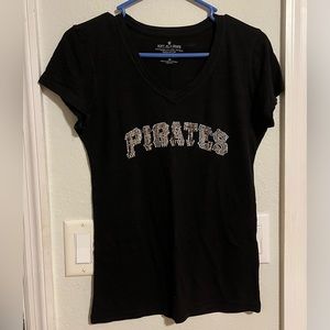 Pittsburgh pirates ladies sequins T-shirt, size small
